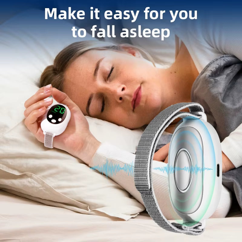 Dual Modes with 20 Intensity Levels – Intelligent Sleep Aid for Anxiety Relief, Neurological Support, Insomnia Management, and Relaxation