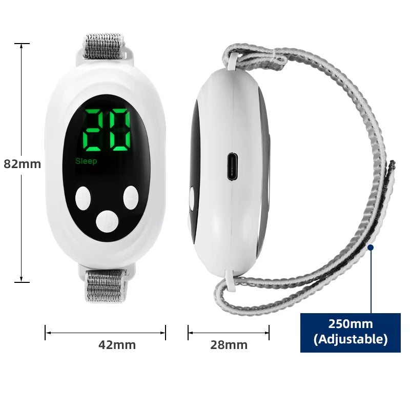 Dual Modes with 20 Intensity Levels – Intelligent Sleep Aid for Anxiety Relief, Neurological Support, Insomnia Management, and Relaxation