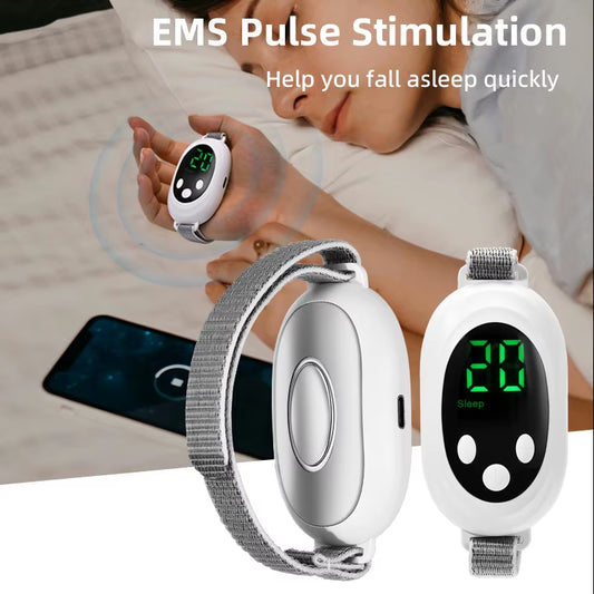 Dual Modes with 20 Intensity Levels – Intelligent Sleep Aid for Anxiety Relief, Neurological Support, Insomnia Management, and Relaxation