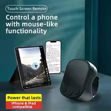Smart Ring Remote Control with Touchpad – Wireless Screen Clicker, Scroller & Media Controller