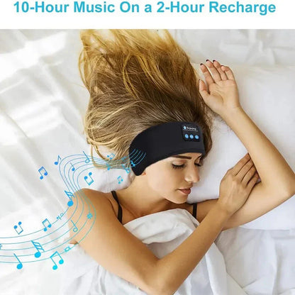 Wireless Sleep Headphones Headband: Soft Breathable Fabric + Bluetooth 5.0 (Overnight Use)