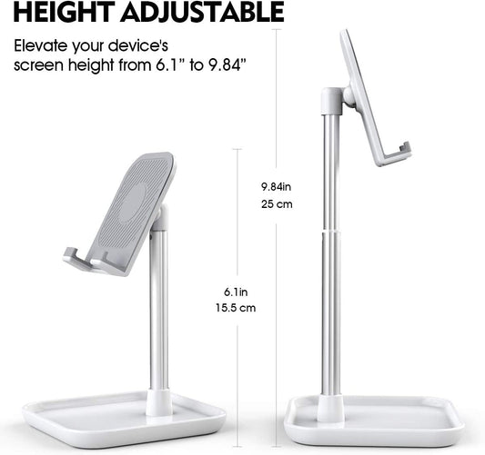 Adjustable Phone & Tablet Stand: Stable, Ergonomic & User-Friendly