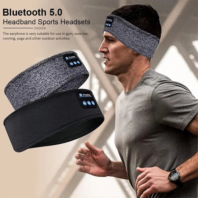 Wireless Sleep Headphones Headband: Soft Breathable Fabric + Bluetooth 5.0 (Overnight Use)