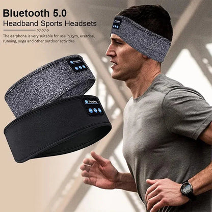 Wireless Sleep Headphones Headband: Soft Breathable Fabric + Bluetooth 5.0 (Overnight Use)