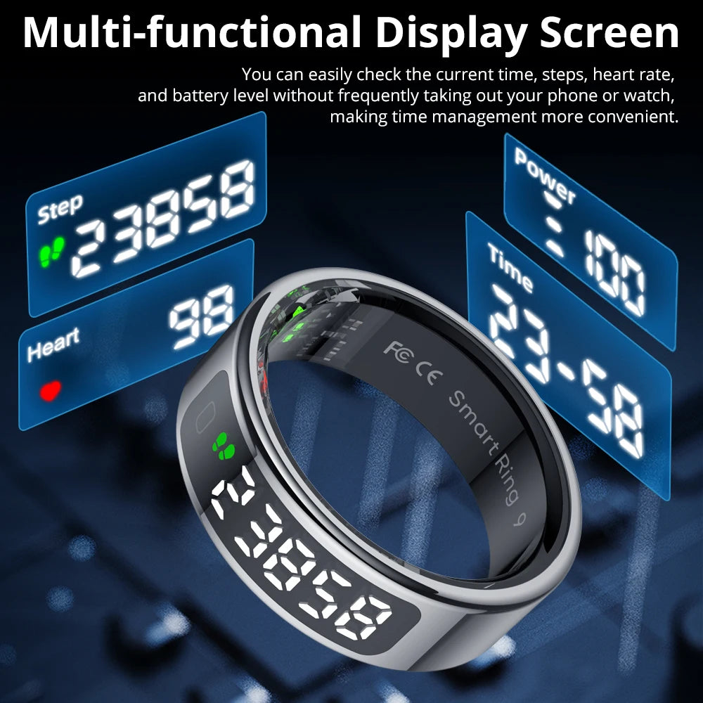 Qring R11 Smart Ring 2025 with Gesture Control Ring Man Waterproof Connected Remote Control Smartring Electric Touches Ring