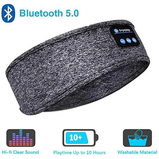 Wireless Sleep Headphones Headband: Soft Breathable Fabric + Bluetooth 5.0 (Overnight Use)
