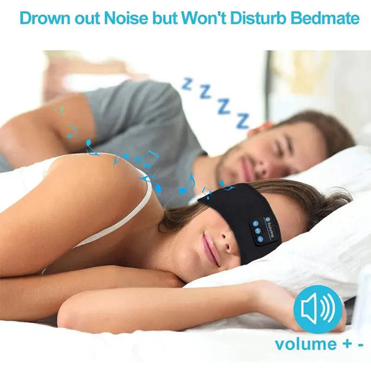 Wireless Sleep Headphones Headband: Soft Breathable Fabric + Bluetooth 5.0 (Overnight Use)