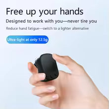 Smart Ring Remote Control with Touchpad – Wireless Screen Clicker, Scroller & Media Controller