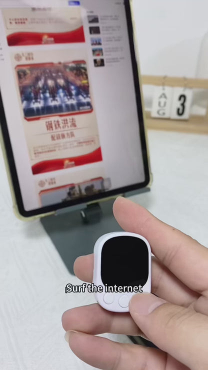 Smart Ring Remote Control with Touchpad – Wireless Screen Clicker, Scroller & Media Controller
