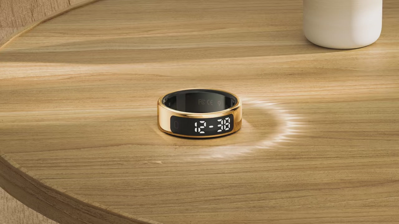 Load video: 💍 Smart Fitness Ring – Track your steps, check the time, and control your devices in style. Sleek, lightweight, and packed with features, this ring keeps you connected and on top of your health—all at your fingertips.